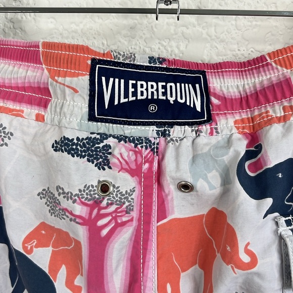 Vilebrequin Elephant Animal Portrait Boabab Tree Swim Shorts Trunks - Picture 7 of 9